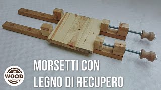 Morsetto in legno FAI DA TE  DIY wooden clamps [upl. by Hafinah]