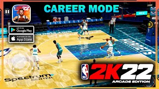 NBA 2K22 Mobile Career Mode Gameplay [upl. by Aynnat]