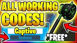 ALL 3 NEW SECRET OP WORKING CODES Roblox 🏃 Captive 🏃 [upl. by Kcireddor475]