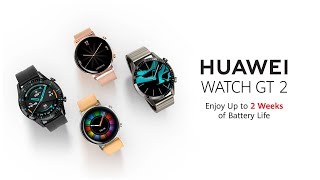 HUAWEI Watch GT 2 Enjoy Up to 2 Weeks of Battery Life [upl. by Savanna967]