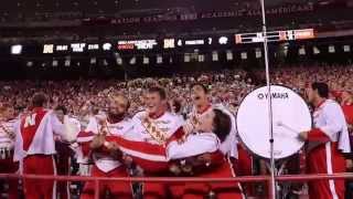 Cornhusker Marching Band quotHey Babyquot 2015 [upl. by Blank390]