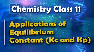 Applications of Equilibrium Constant Kc and Kp  Chemical Equilibrium  Chemistry Class 11 [upl. by Eremehc136]