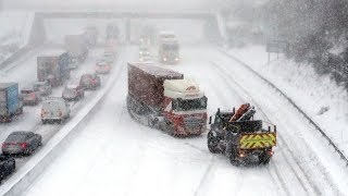 How snow and freezing conditions have hit Wales Scotland and England  ITV News [upl. by Frodine107]