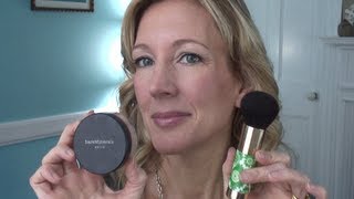 Mineral Foundation Tutorial  Mature Over 50 Skin [upl. by Shirah]