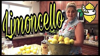 How To Make Limoncello  Italian Lemon Liqueur Recipe [upl. by Welcher]