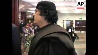 African leaders inc Mugabe Gadhafi at AU summit comment on Kenya [upl. by Yecram]