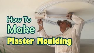 How to Make Plaster Moulding for your Dining Room [upl. by Freudberg]