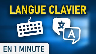 Changer la LANGUE de votre CLAVIER [upl. by Nylear76]