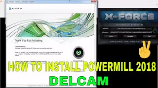 How to Install Delcam POWERMILL 2018 Windows 7 64 BIT AUTODESK [upl. by Aroon764]