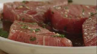 How to Make Easy Grilled Tuna Steaks  Tuna Recipe  Allrecipes [upl. by Lasley806]