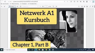 Netzwerk A1 Kursbuch Kapitel 1 Part B I German A1 [upl. by Magnusson]