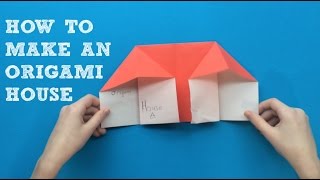 How to Make an Origami House EASY [upl. by Anig97]