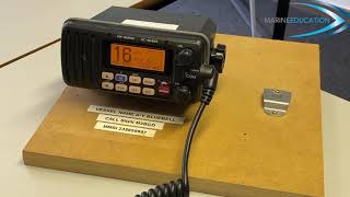 VHF MAYDAY Distress Alert amp Voice Call [upl. by Icak]