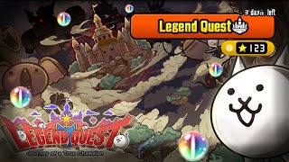 The Battle Cats  Legend Quest  ALL STAGES 148 [upl. by Tila]