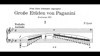 Franz Liszt  S141 Grandes études de Paganini Filipec [upl. by Itsrik]