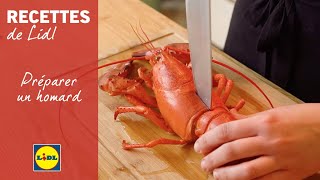 Comment préparer un homard  Lidl France [upl. by Odessa]