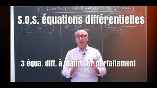 3 équations différentielles à maîtriser parfaitement en physique [upl. by Ydieh446]