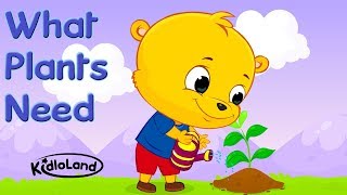 Needs of a Plant  Early Learning  Learn To Grow a Plant  Kidloland Preschool Song For Kids [upl. by Nhguavaj]