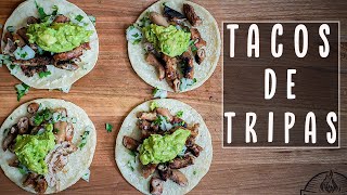 Tacos De Tripa  Best Taco Recipe  Mexican Food  TACOSARELIFE [upl. by Akenaj]