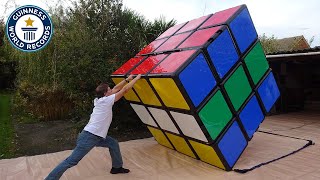 Making The Largest Rubik’s Cube  Guinness World Records [upl. by Minor978]