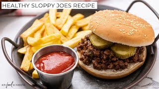 Healthy Sloppy Joes Recipe [upl. by Halsted]