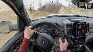 2021 RAM 1500 TRX  POV Test Drive Binaural Audio [upl. by Maridel]