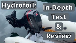 Outboard Hydrofoil BEFORE amp AFTER Test  InDepth Review [upl. by Cutlor1]