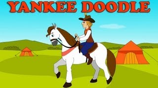 Yankee Doodle Nursery Rhyme with Lyrics [upl. by Namrehs]