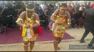 ASHANTI CULTURE Ancestral Dancing and Drumming at MANHYIA PALACE [upl. by Hulen]