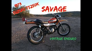 Suzuki TS250k Savage 1973 [upl. by Zaneta]