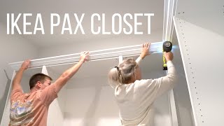 IKEA PAX Closet  Home With Stefani [upl. by Selrahcnhoj203]