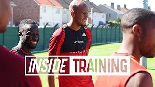 Inside Training Energysapping bleep tests  Keita Fabinho amp Milner [upl. by Telfer]