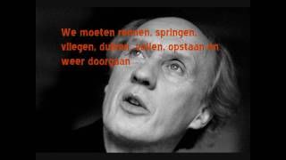 Herman Van Veen  opzij opzij opzij  lyrics [upl. by Airalednac]