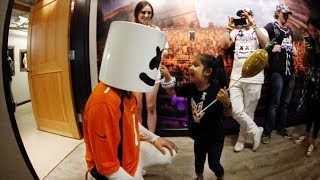 Marshmello Makes a New Friend at Red Rocks [upl. by Jerusalem]