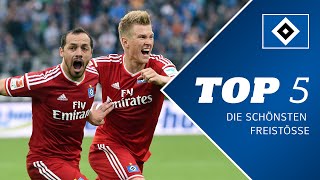 TOP 5  Die schönsten Freistöße des HSV [upl. by Lever467]