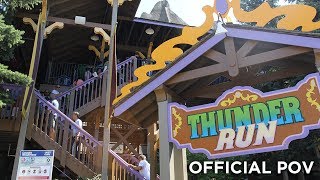 Official POV  Thunder Run  Canadas Wonderland [upl. by Nivahb917]