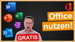 🆓 Microsoft Office komplett kostenlos nutzen Word Excel PowerPoint [upl. by Gardy]