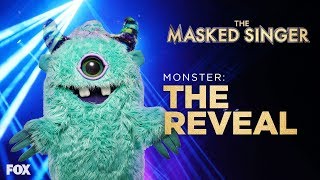 The Monster Is Revealed  Season 1 Ep 10  THE MASKED SINGER [upl. by Akirderf400]