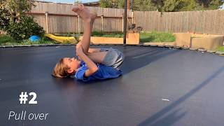 3 beginner trampoline tricks Easy [upl. by Earas]