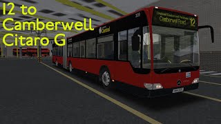 OMSI 2 London V101 Full Release  Route12  Citaro G [upl. by Kornher305]