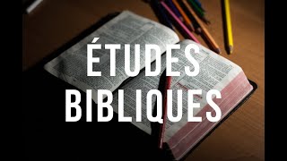 Etude biblique Le Prophete Elie [upl. by Kaile192]