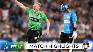 Stars spoil Strikers New Years Eve party at Adelaide Oval  BBL12 [upl. by Castera]