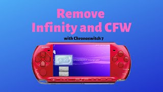 Remove Infinity and CFW with Chronoswitch [upl. by Gui712]