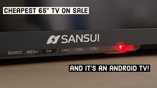 Review Sansui 65quot 4K Android TV ES65E1A [upl. by Omixam58]