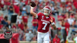 Spencer Rattler throws 4 TDs in first Oklahoma start  2020 College Football Highlights [upl. by Enelime]