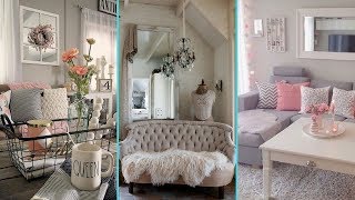 ❤DIY Shabby Chic Style Small Apartment decor Ideas ❤  Home decor amp Interior design Flamingo mango [upl. by Eyk]