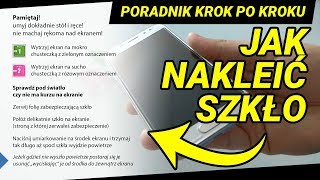 Jak nakleić szkło hartowane na telefon smartfon SAMSUNG [upl. by Munster]