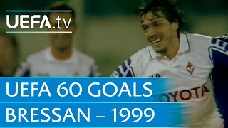 Mauro Bressan v Barcelona 1999 60 Great UEFA Goals [upl. by Bobbette270]