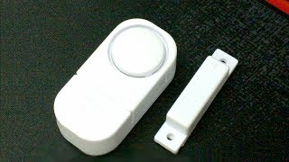 Door or Window Entry Alarm Device Review [upl. by Fiorenza]