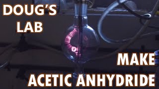 Acetic Anhydride Part 2 Running the Lamp [upl. by Zechariah]